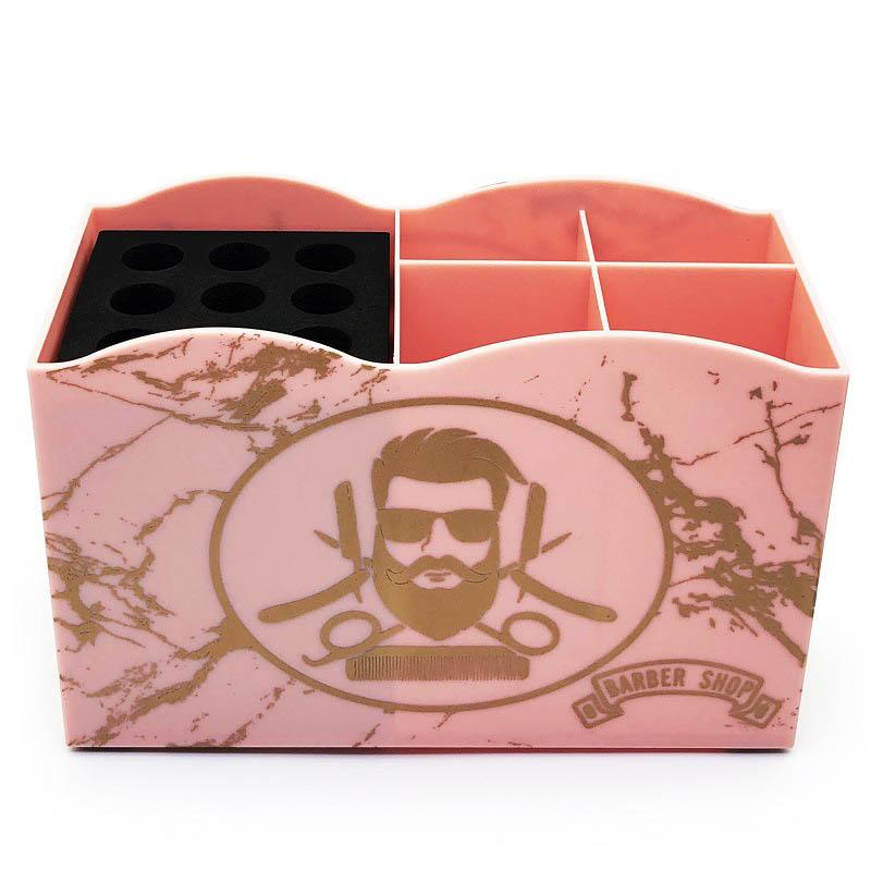 Barbershop Hairdressing Supplies Barber Storage Box Combs Scissors Holder Organizer Hairdresser Barber Rack Salon Accessories