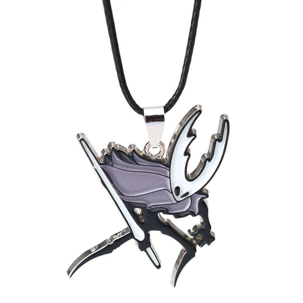 Hollow Knight Keychain Pendant Necklace - Protagonist Design