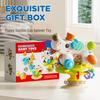 Infant & Toddler Suction Cup Dining Table Toy: Interactive Animal Rattle & Teether Spinner