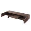 TV Cabinet with One Drawer And Two Doors, TV Furniture, TV Panel, TV Cabinet. Unique Design, Vintage Wood Color.
