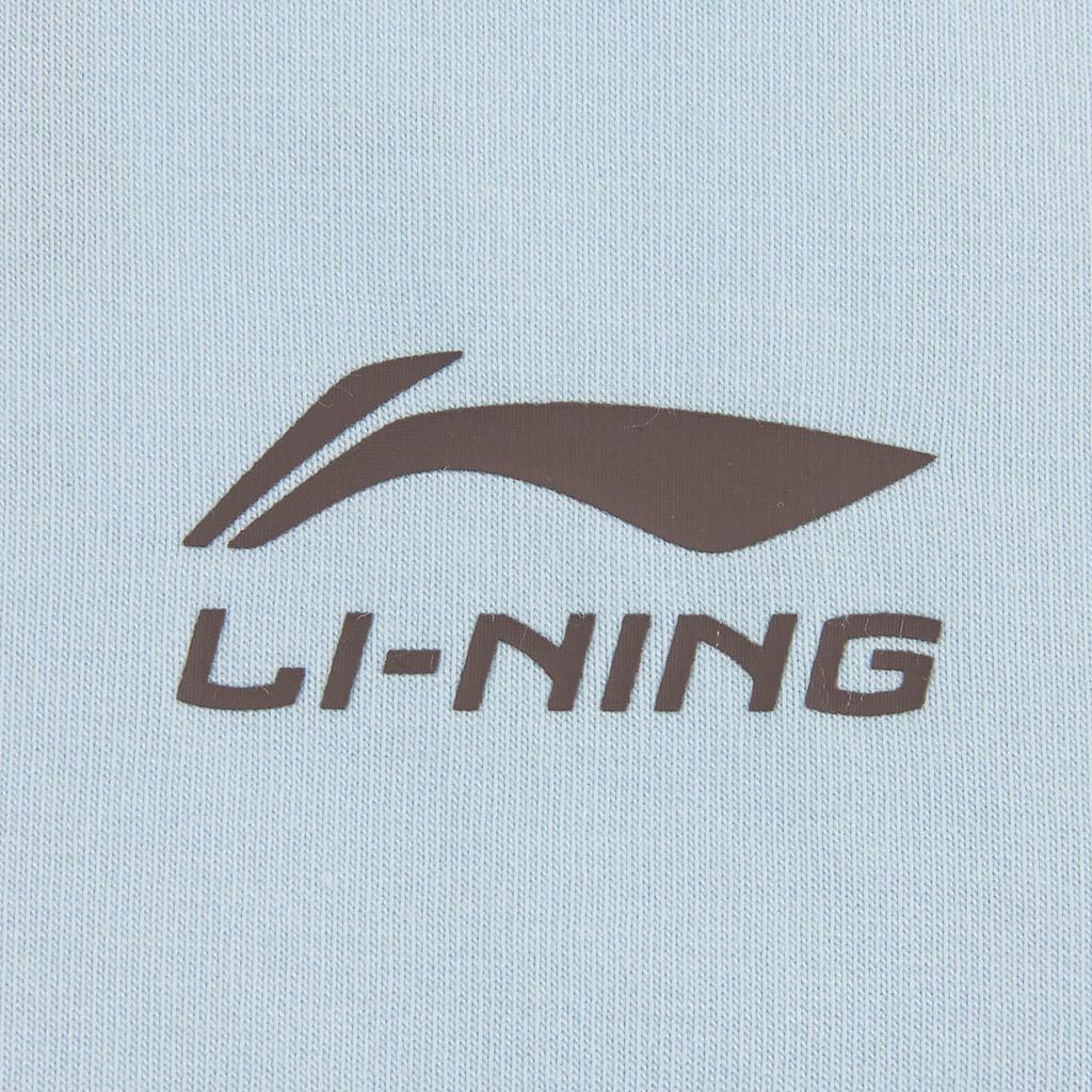 Li Ning Sports Lifestyle Series Letter Round Neck T-Shirt Women Tops ATSW366-1