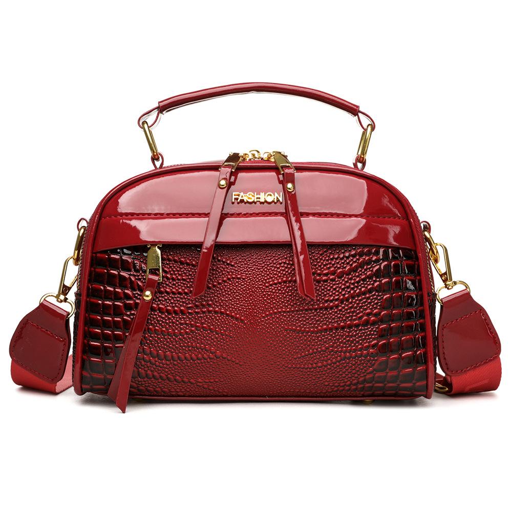 Нишевая, Модная, Высококлассная и Высококачественная Маленькая Квадратная Сумка, Трендовая Одноплечевая, Ручная и Кроссбоди Сумка красный