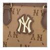 MLB New York Yankees Vintage Classic Commuter Tote Bag Women Tote Bag Brown 7ACRM036N-50BRS
