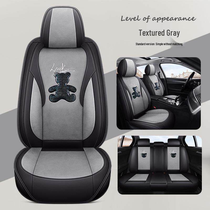 Cartoon Car Seat Covers for Beijing Hyundai Tucson, ix25, ix35, Sonata, and Sonata Eight - Tech Cloth Cushions