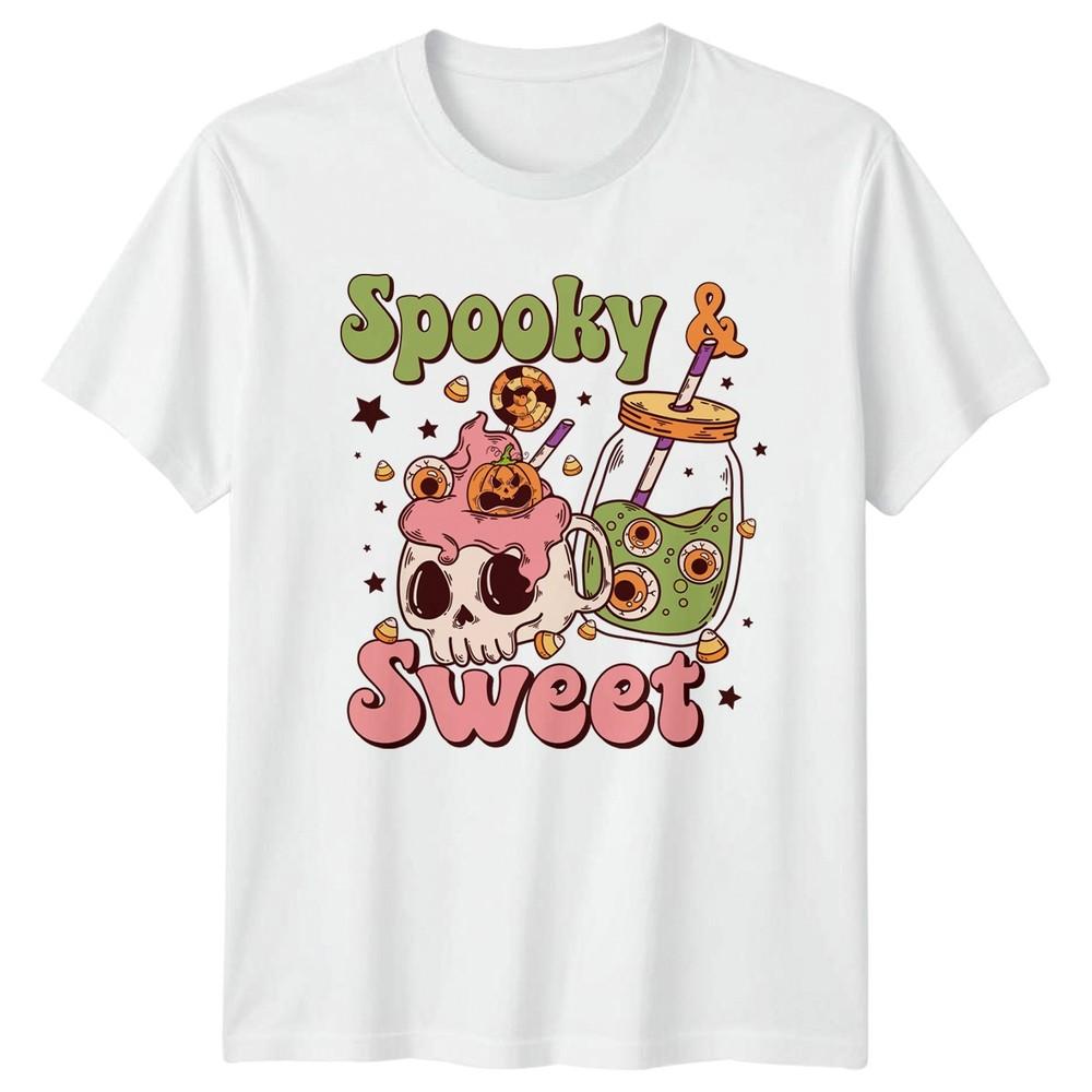 Spooky Sweet Unisexs TShirt Spooky Treats Halloween Gift For Her S