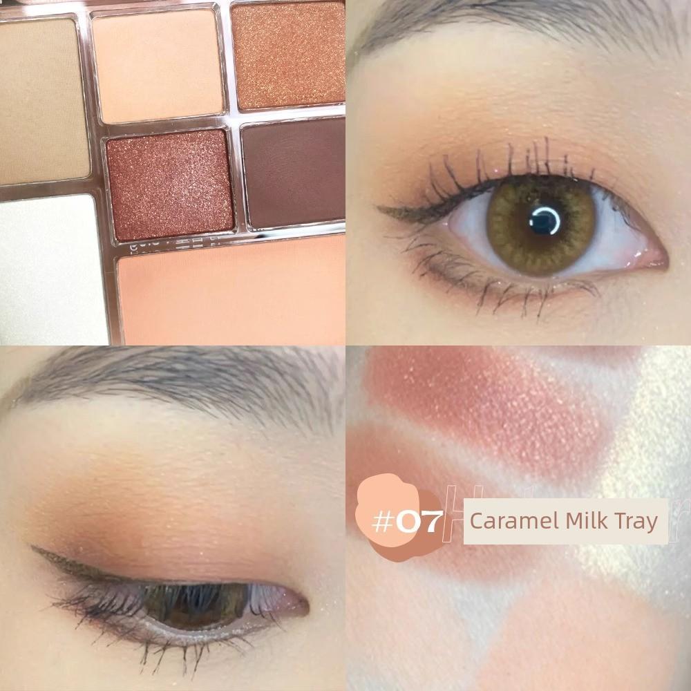 Little Red Book Recommendation Qiqiao Eye Shadow Plate Genuine Goods Sequin Flash Powder Highlight Blush 2025 New Arrival Official Flagship Store