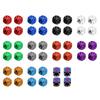 4X Dice Style Tire Valve Stem Caps Car Nipple Caps Stems Covers Tyre Air Valve Dustproof Wheel Cap For Cars Motorcycles Bicycle