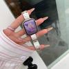 Thin Metal Graffiti Hello Kitty Love Strap for Apple Watch 8 - Women's iWatch976