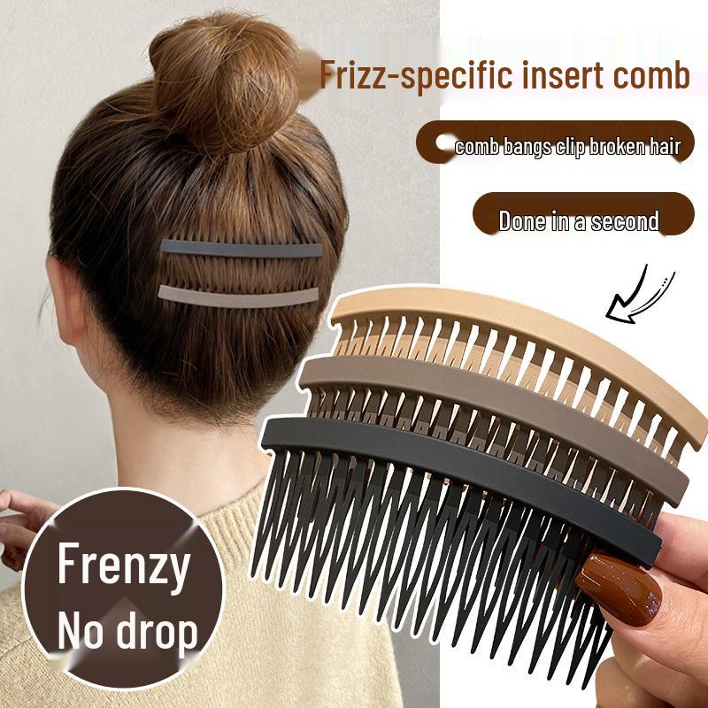 Women's Large Matte Hair Clip for Frizzy Hair - Comb & Hairpin Headwear