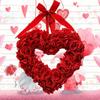 Wedding Decoration 35*35*6.5cm 40*40*6.5cm Heart-shaped Wreath Unique Handmade Gifts Wreath Handcrafted Design