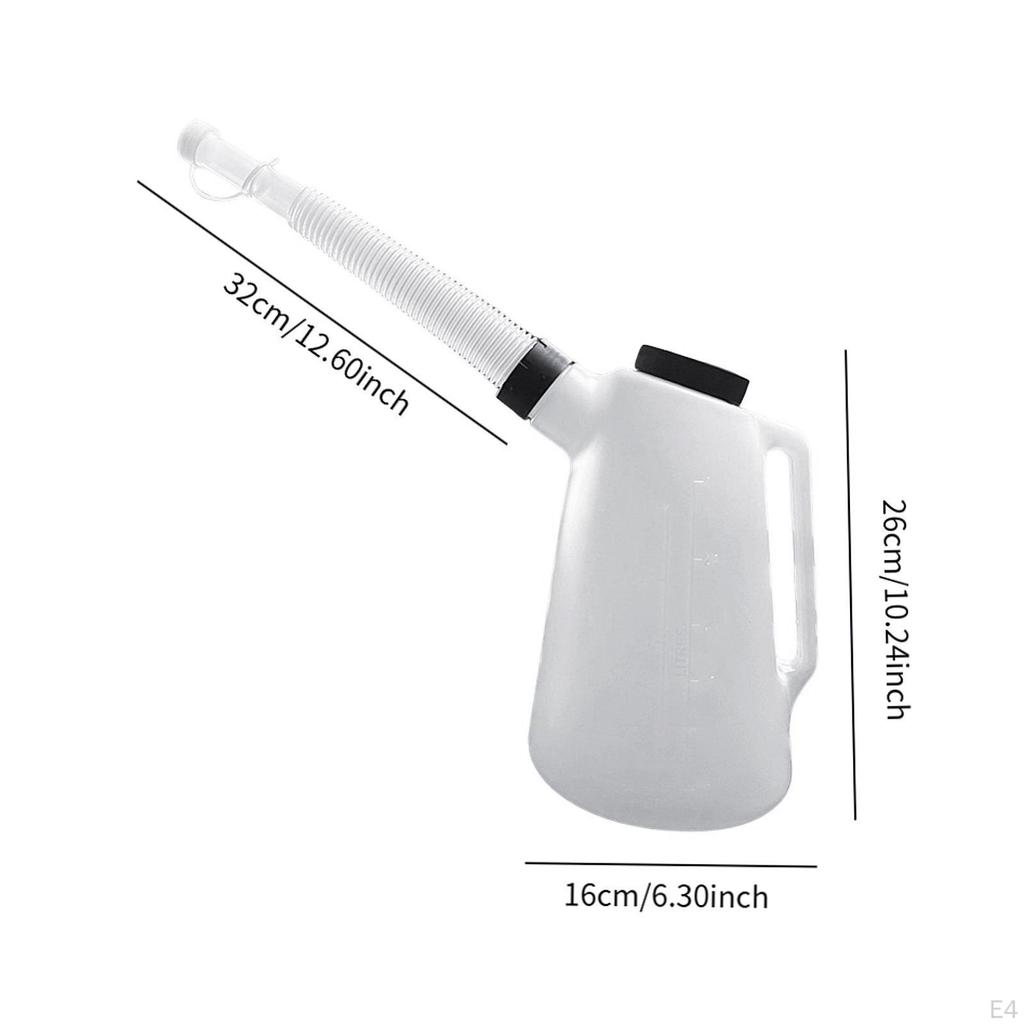 Engine Oil Dispenser Jug with Handle for Car And Motorcycle Use