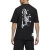 Jordan T Shirts Men's Black Crew Neck Moderate Straight Fit DM1455-010