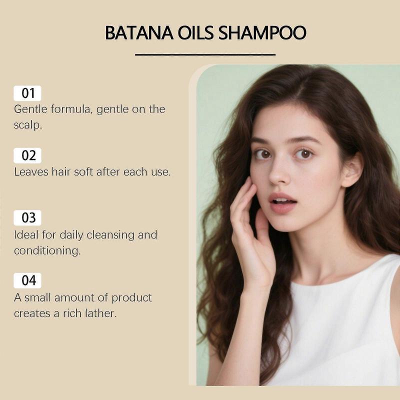 Batana Oil Shampoo for Hair Growth, Rosemary Shampoo, Nourishes Scalp, Reduces Breakage & Adds Shine,Reduces Hair Loss,474ml