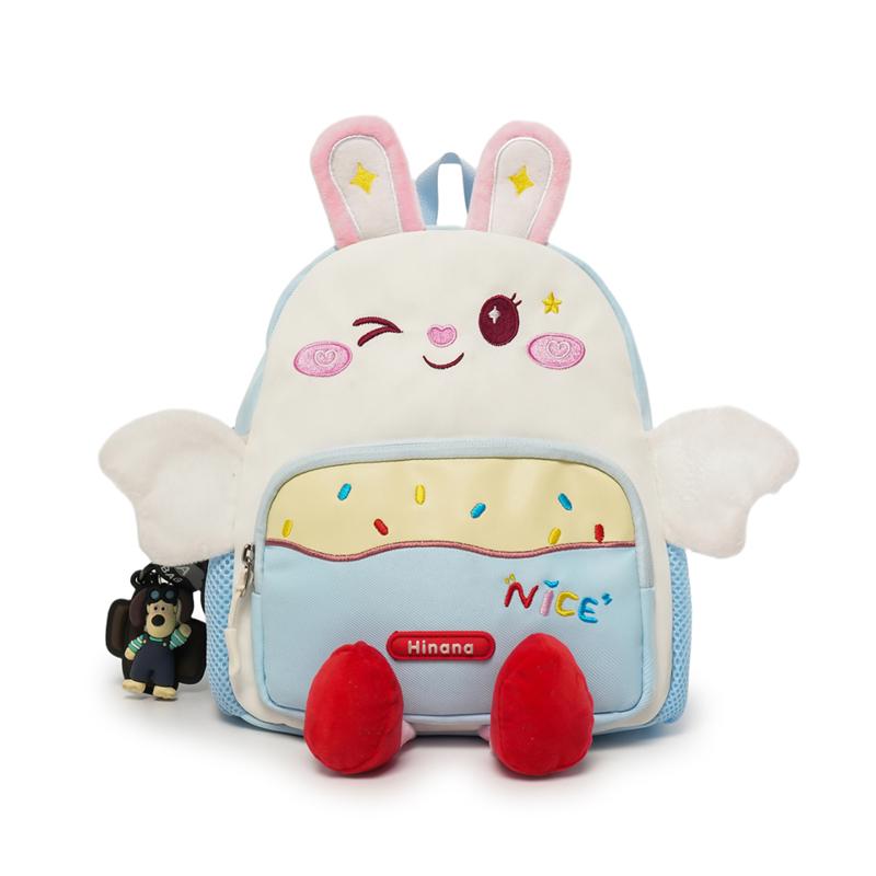 Kindergarten Children s Cartoon Schoolbag Boys Girls Backpack синий