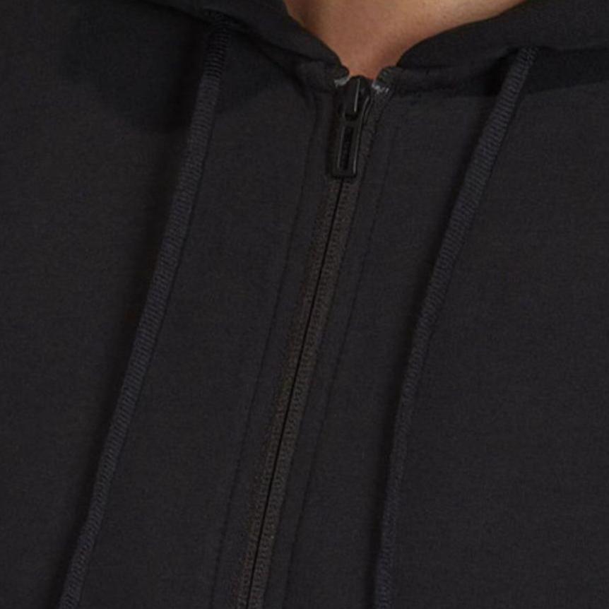 Adidas Hooded Casual Sports Jacket Women Jacket Black FL4094