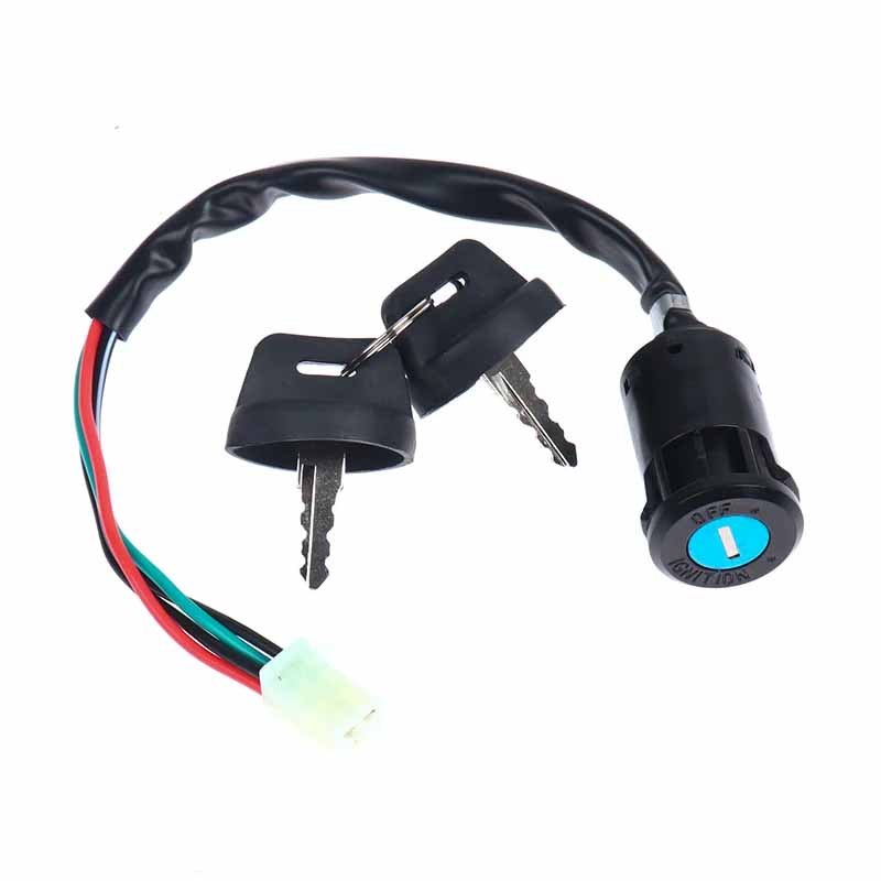 

Ignition Key Switch Door Lock 4 Wires for Motorcycle Quad ATV Parts 50cc 70cc 90cc 110cc 150cc 250cc 1pcs