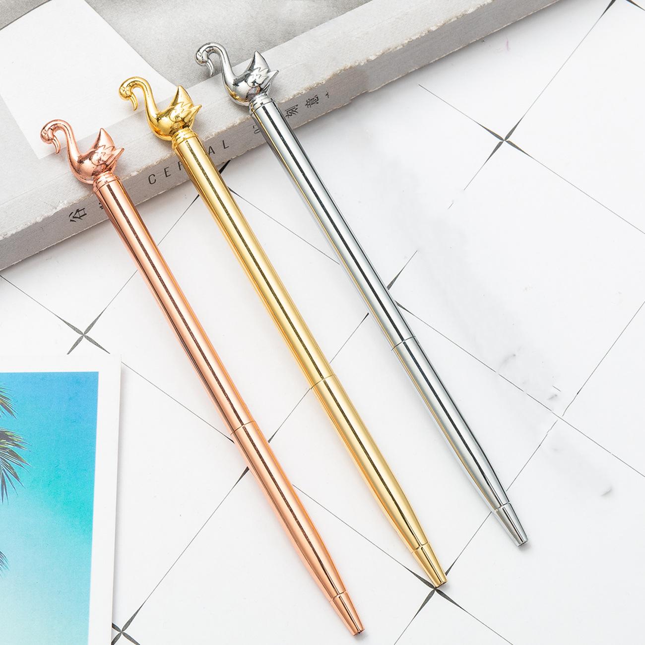 

3 pieces/set New Product Metal Ballpoint Pens 1.0mm Signature Pens Student Writing Pen
