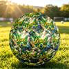 Brasilien Fußball Aufdruck Größe 5 Fußball Ball Verschleißfest Standard Erwachsenen Trainingsfußball Fan Geschenk für Indoor Outdoor Spiel Sport