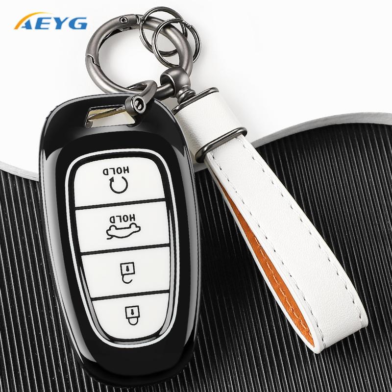 

Car Key Case Cover For Hyundai Sonata Sel Ev 6 8 Ioniq 5 Nexo Tucson Sonata Grandeur Sonata Limited Accessories