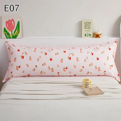 1Pcs 150Cm Lover One Piece Double Long Pillowcase Printed Home Sleeping Couple Pillow Cover Extended Bed Pillowcase Without Core