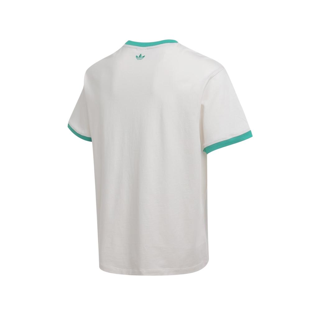 Adidas Originals T Shirts Men's White Crew Neck Moderate KF9604