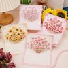 3D Bouquet Greeting Card Postcard Creative Gift Card Blessing Message Folding Card Student Stationery Supplies