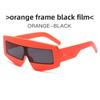 Modische übergroße quadratische Sonnenbrille mit UV400-Schutz für Reisen und Sommerausflüge