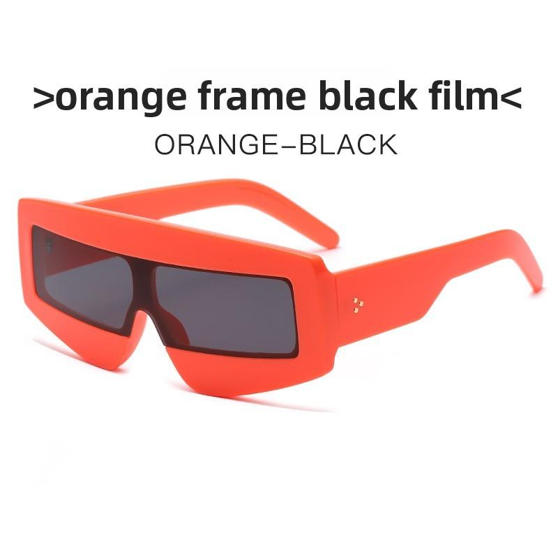 Modische übergroße quadratische Sonnenbrille mit UV400-Schutz für Reisen und Sommerausflüge