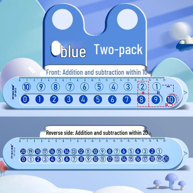 

Начальная математическая линейка: 20 см Сложение и вычитание, 5-7 лет Regular