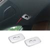For Mercedes-Benz GLC 2016- Silver ABS Inner Trunk Car Roof Cover Decor 2PCS