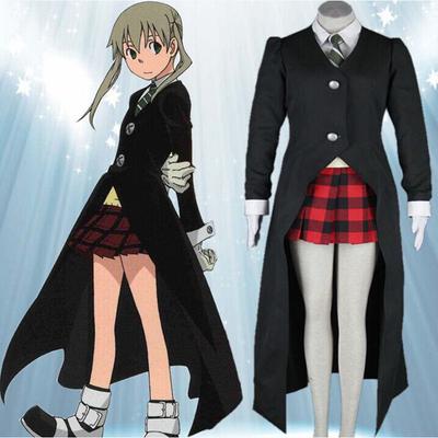 Maka Albarn Erste Generation Kampf Cosplay Kostüm, Soul Eater Weibliches Anime Expo Auftritts Outfit