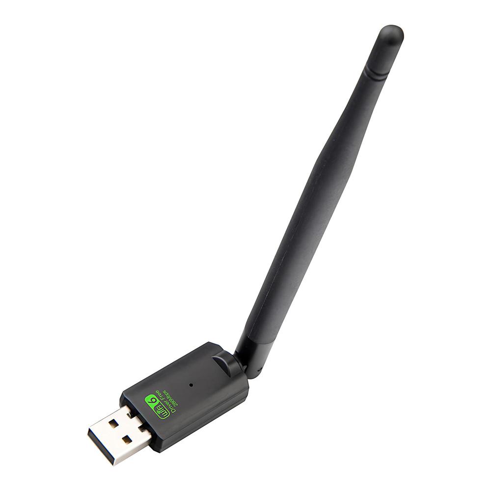 WIFI 6 USB Adapter AX300 Wireless Network Card Dongle 2.4GHz 802.11AX Antenna Signal Reception For Laptop Win7/10/11 Driver Free