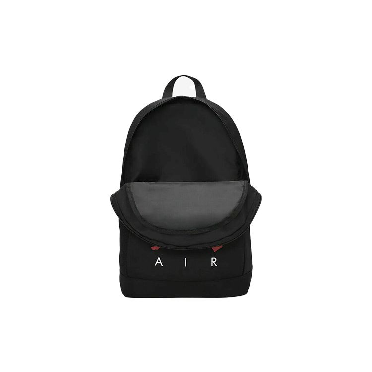 Jordan Air Logo Sports Casual Polyester Backpack Unisex Backpack Black 9A0503-023