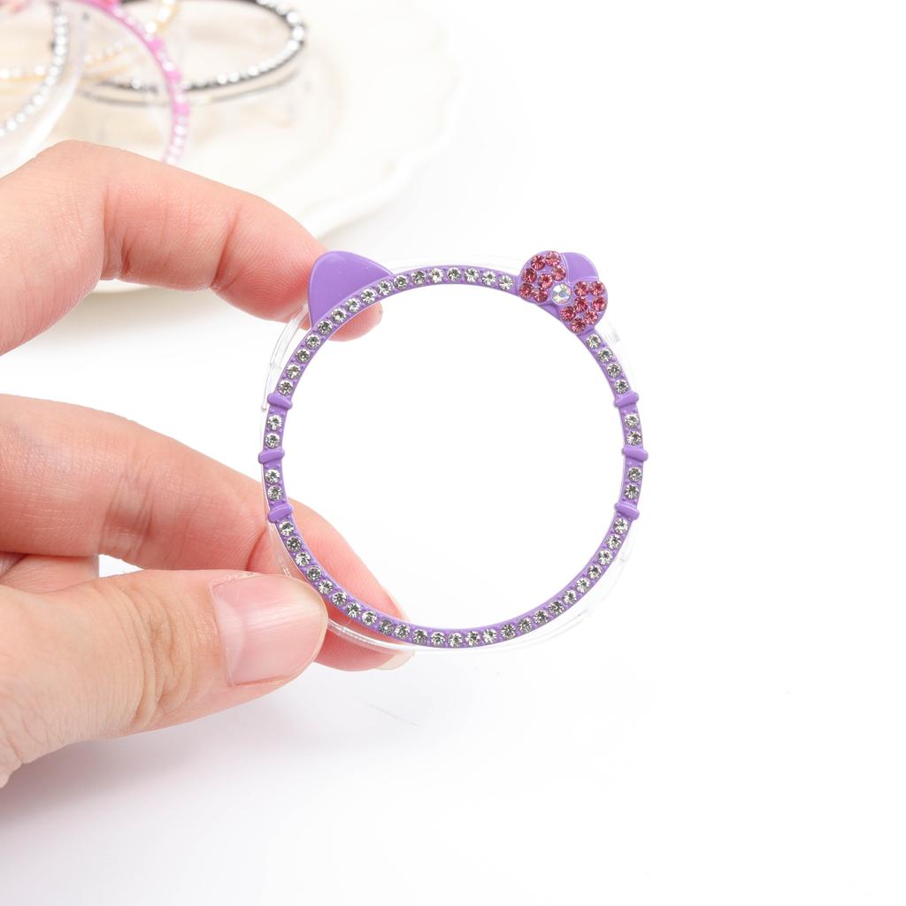 PC Case for Samsung Galaxy Watch 8 40mm 44mm Cute CAT Diamond Protector Watches Accessories Woman Galaxy Watch8 Cover