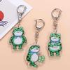 Keyring Animal Frog Pendent Frog Silent Frog Keychain Frog Acrylic Keychain  Schoolbag Pendant