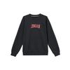 Sweatshirts Men's Black Crew Neck Moderate IR0111-045