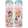 Skater Water 470ml or 430ml Disney Princess Stainless Sports Children's Bottle, 2-Way, (Direct Drinking) (Cup Drinking), Design, 24-inch, Girls,