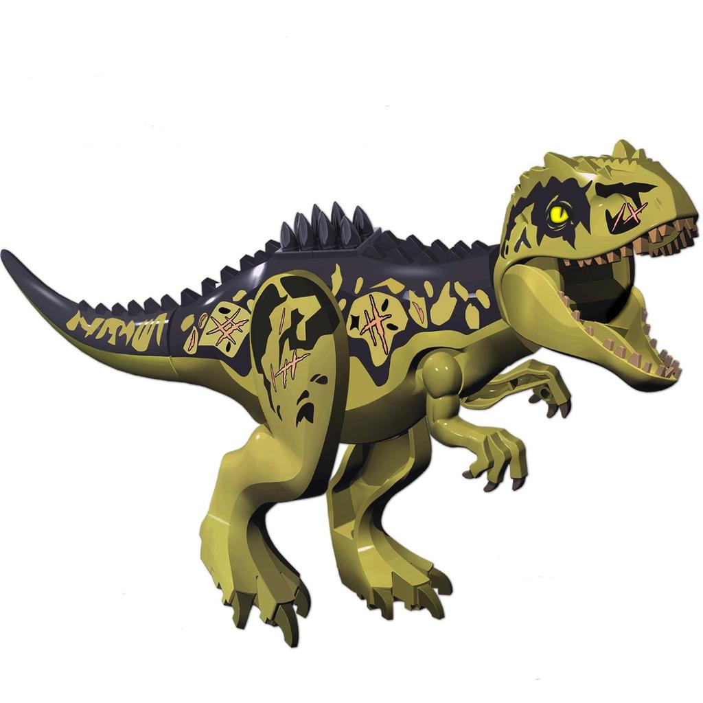 28CM obrovský raptor carnotaurus stavební bloky dinosaurus cihly tyranosaurus t-rex sestavit dětské hračky dětský dárek vánoční dárky