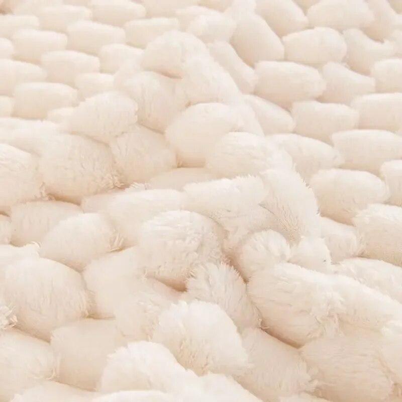Winter Sofa Cover Thicken Plush Non-Slip Couch Cushion for Living Room Soft Universal Sofa Cover Back Towel Sectional Sofa Mat