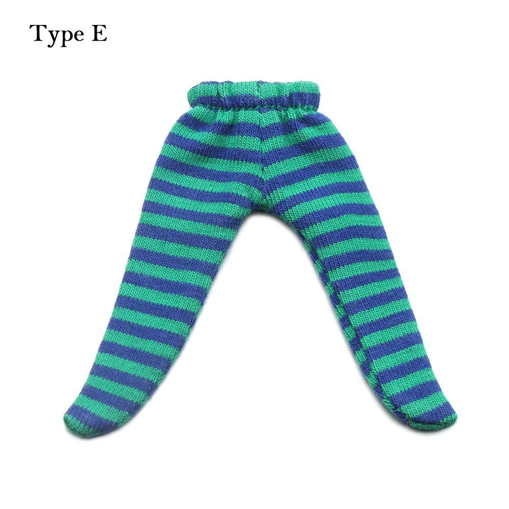 Ob11 Doll Clothes Tight Trousers Fashion Stripe Pantyhose Candy Color Leggings For For 1/12 BJD Doll Stocking Kids Toys