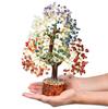 7 Chakra Kristall Geldbaum, Feng Shui Bonsai Baum für Heim- und Bürodekoration