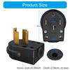 High Current NEMA 14 50P Industrial Plug 50A 125/250V 4 Poles PD1450PA For Heavy Duty Appliances