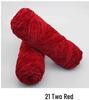 Chenille Goldenes Samt Mehrfarbiges Garn für DIY Handstricken, Mittlere Dicke, Glänzendes Finish
