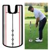 Golf Putting Alignment Mirror Eye Line Practice Golf Swing Training Aids Golf Practice Putter Mirror Golf Swing Trainer