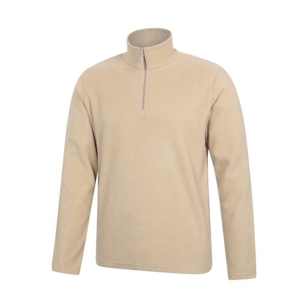 Mountain Warehouse Mens Camber II Camo Half Zip Fleece Top