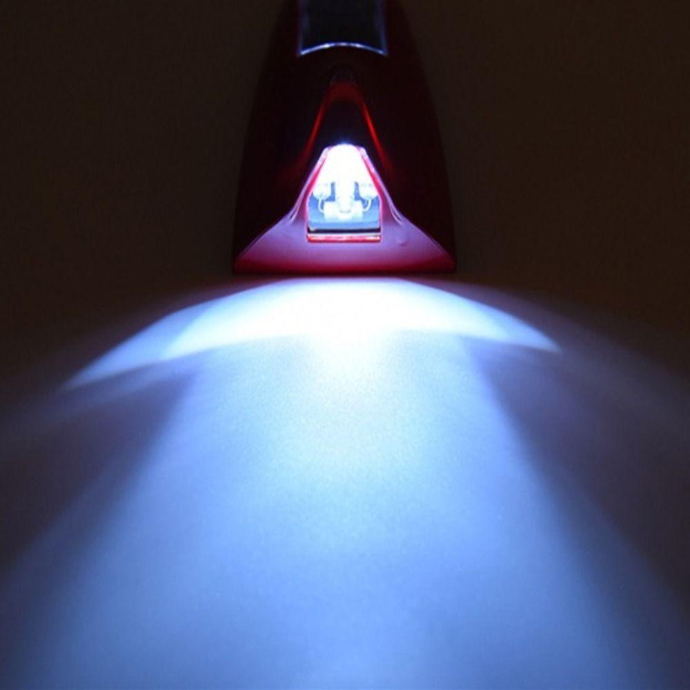 Solar Car Shark Fin Antenna LED Light Safety Warning Light Roof Tail Modification Light  Driving