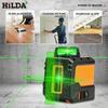 Mini Portable Green Light Laser Level - 5-Line Auto Leveling, Strong Light, Fine Line Casting