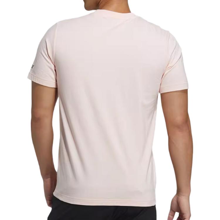 Adidas T Shirts Unisex Pink Crew Neck Moderate GN9461