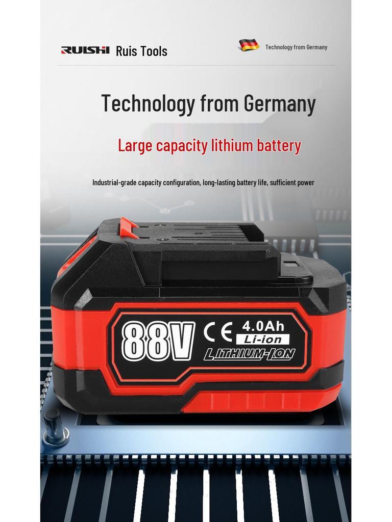 Ruishi High-Power Rechargeable Hair Dryer & Dust Blower/Vacuum for Home & Industrial Use