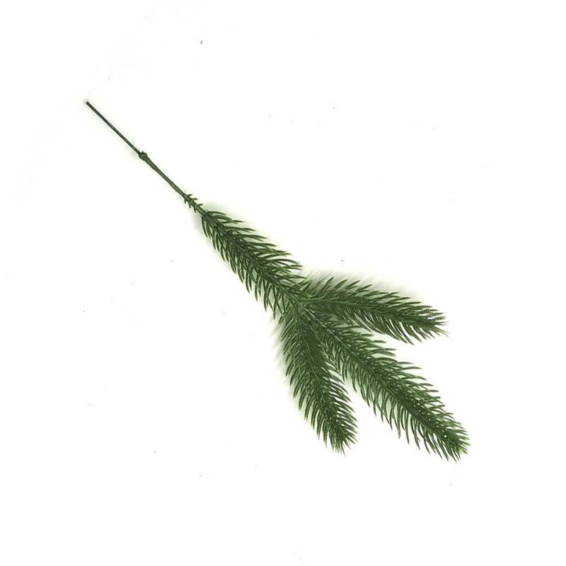 Simulation Pine Needles, Three-Pronged Three-Dimensional Pine Needles, Bonsai Ornament, Wreath Accessories, Double-Sided Pine Branches